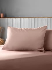 Silentnight Set of 2 Blush Pink Supersoft Pillowcases - Image 4 of 4