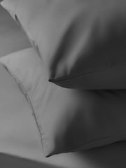 Silentnight Set of 2 Charcoal Grey Supersoft Pillowcases - Image 3 of 4