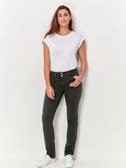 M&Co Grey Lift And Shape Straight Leg Jeans - Image 1 of 5