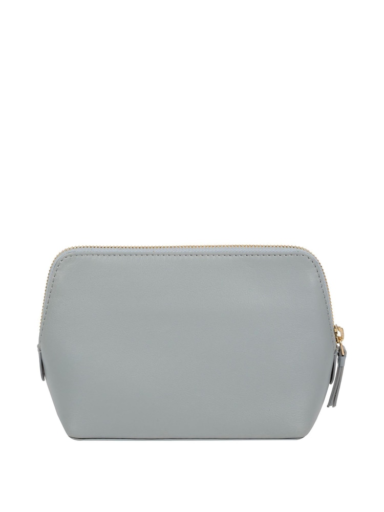 Pure Luxuries London Theydon Leather Cosmetic Bag - Image 2 of 5
