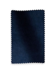 Buttoned Soft Velvet Navy Blue Buttoned Albury Large Storage Footstool - Image 11 of 11