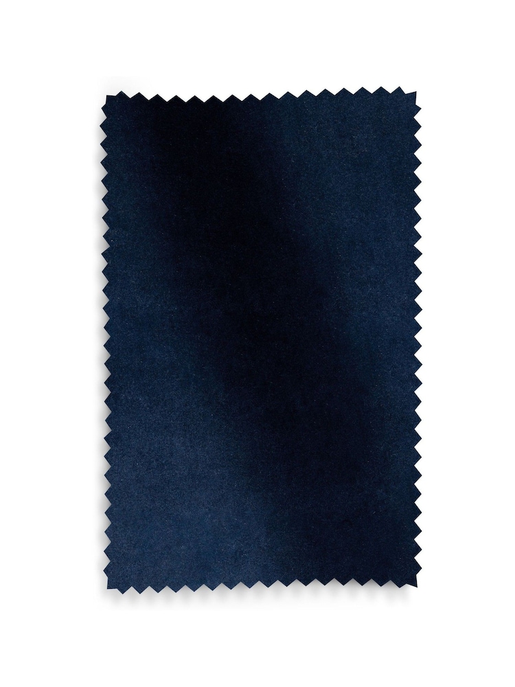 Buttoned Soft Velvet Navy Blue Buttoned Albury Large Storage Footstool - Image 11 of 11 Buttoned Soft Velvet Navy Blue Buttoned Albury Large Storage Footstool - Image 11 of 11