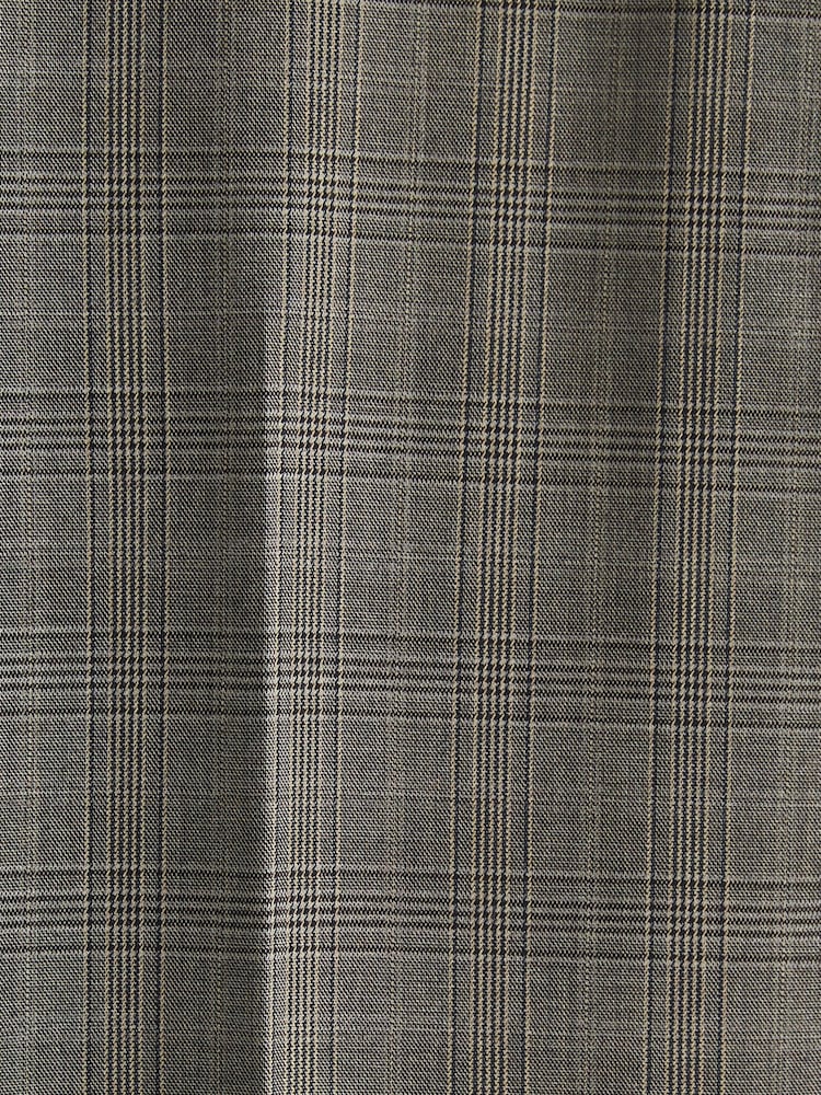 Brown Skinny Fit Check Suit: Trousers - Image 7 of 7