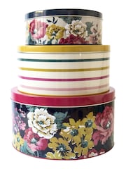 Joules Blue 3 Nested Cake Tins - Image 1 of 4
