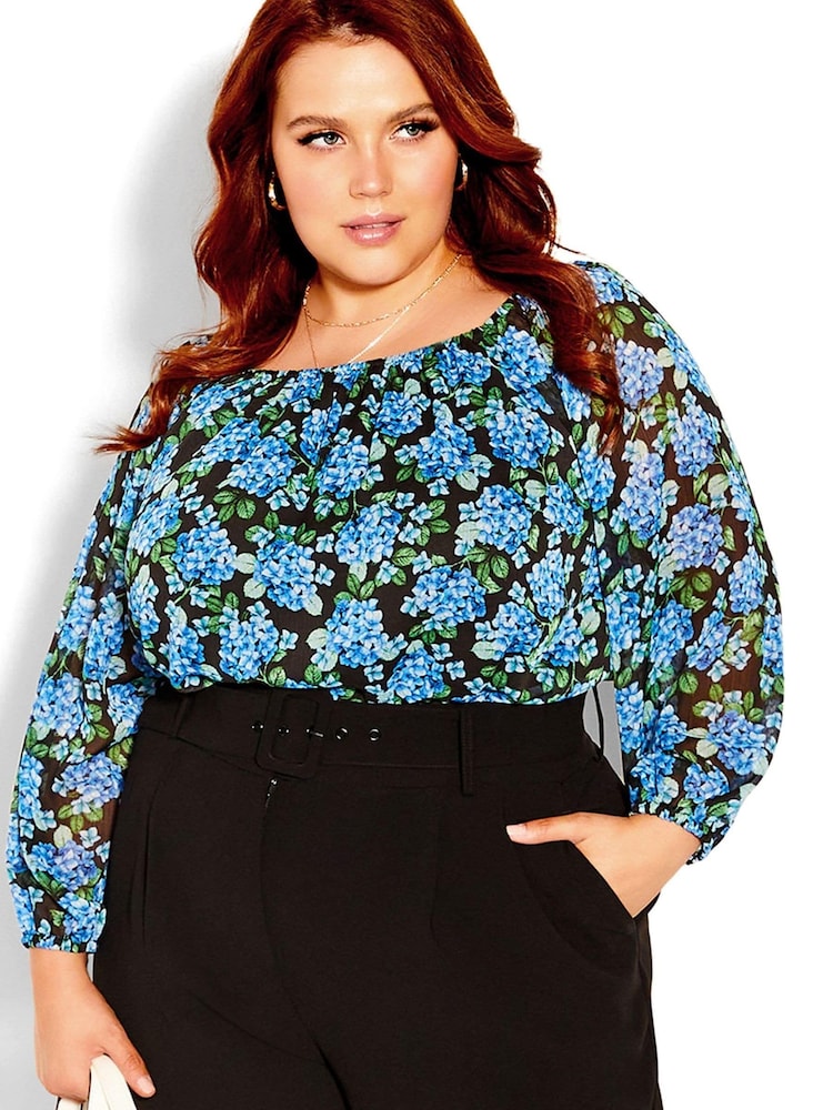 Зеленый топ City Chic Bay Bunc - Изображение 1 из 4