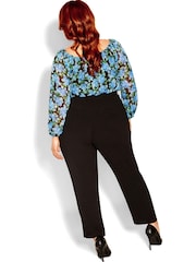 Зеленый топ City Chic Bay Bunc - Изображение 2 из 4