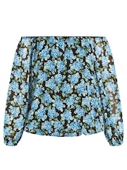 Зеленый топ City Chic Bay Bunc - Изображение 4 из 4