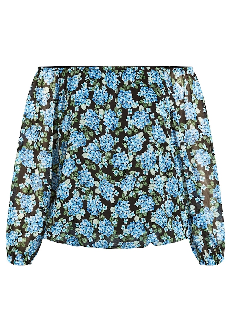 Зеленый топ City Chic Bay Bunc - Изображение 4 из 4