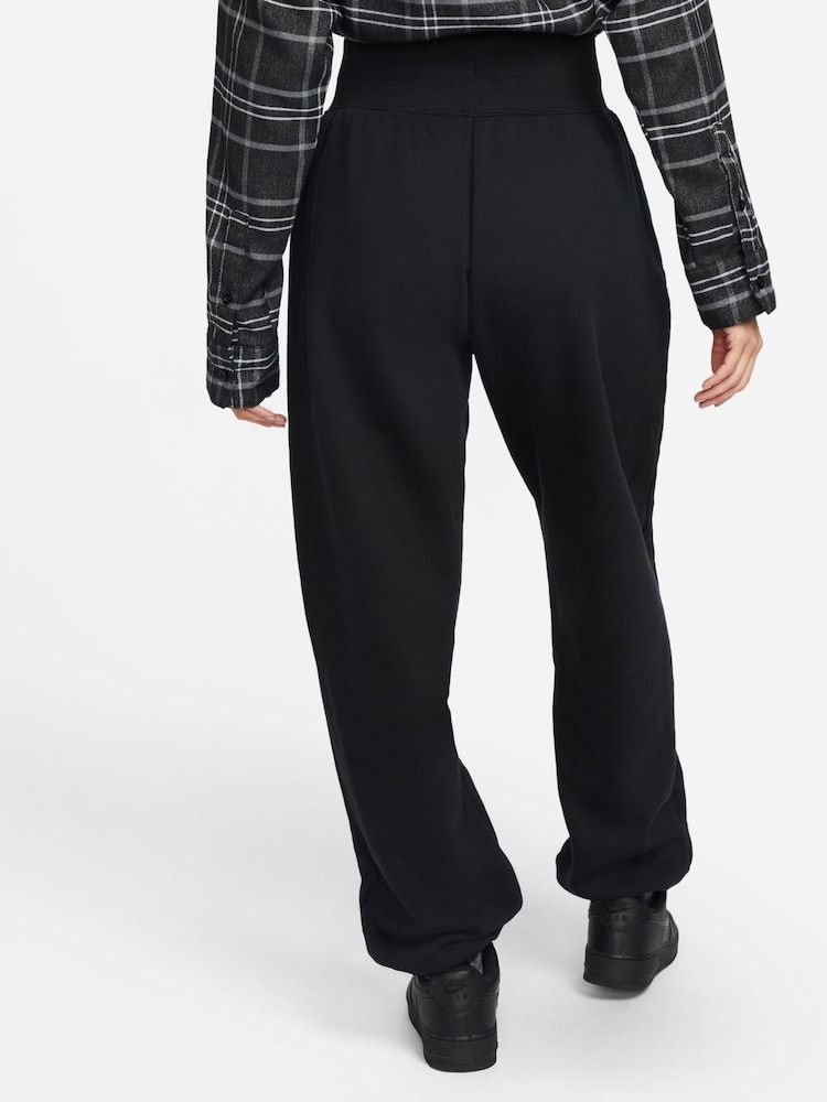 Nike Black Oversized Mini Swoosh Joggers - Image 2 of 6