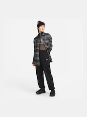Nike Black Oversized Mini Swoosh Joggers - Image 3 of 6