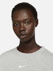 Gris - Sudadera de corte extragrande con logo pequeño de Nike - Imagen 3 de 4