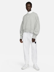 Gris - Sudadera de corte extragrande con logo pequeño de Nike - Imagen 4 de 4