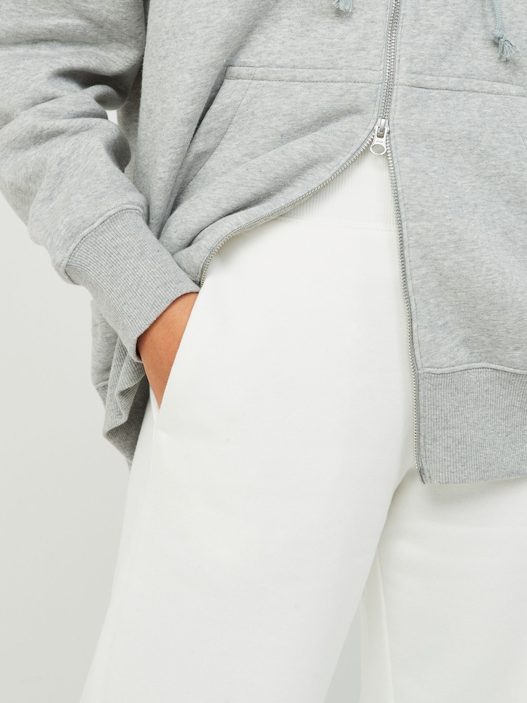 Nike Dark Grey Heather Oversized Mini Phoenix Fleece Swoosh Full Zip Hoodie - Image 9 of 10