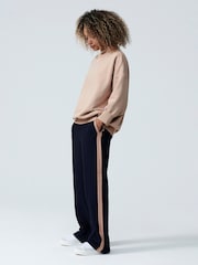 Nike Beige Mini Swoosh Oversized Mock Sweatshirt - Image 1 of 14