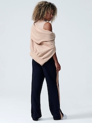 Nike Beige Mini Swoosh Oversized Mock Sweatshirt - Image 4 of 14