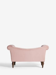 Shabby Chic by Rachel Ashwell® Velvet Blush Delilah Loveseat Sofa Accent Chair - Image 3 of 6