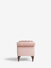 Shabby Chic by Rachel Ashwell® Velvet Blush Delilah Loveseat Sofa Accent Chair - Image 5 of 6