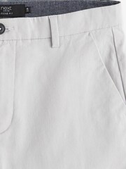 Light Grey Straight Stretch Chinos Trousers - Image 6 of 6