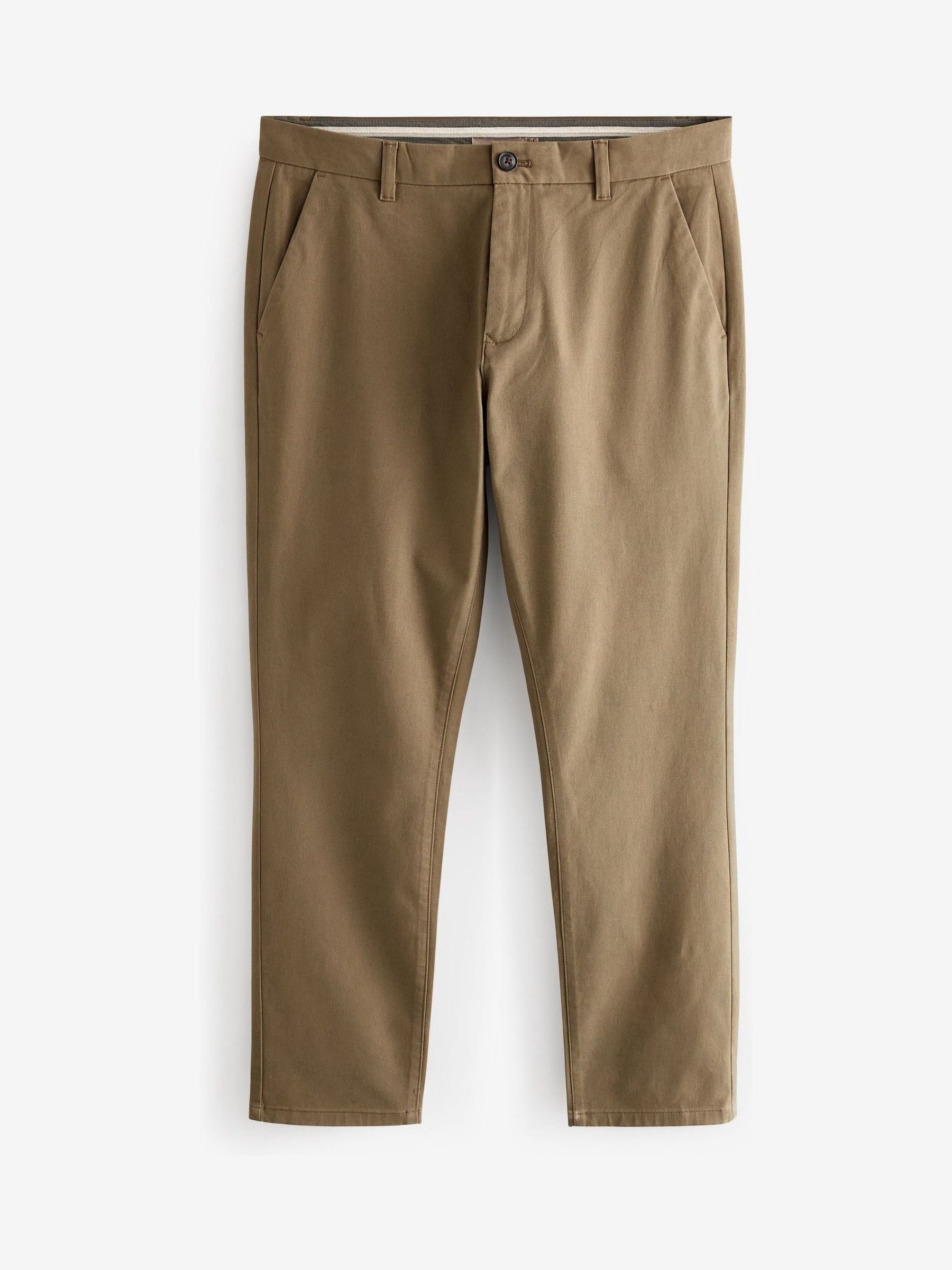 海外最新 Chinos Stretch Fit Slim Light Tan Buy Trousers Next the from Pants