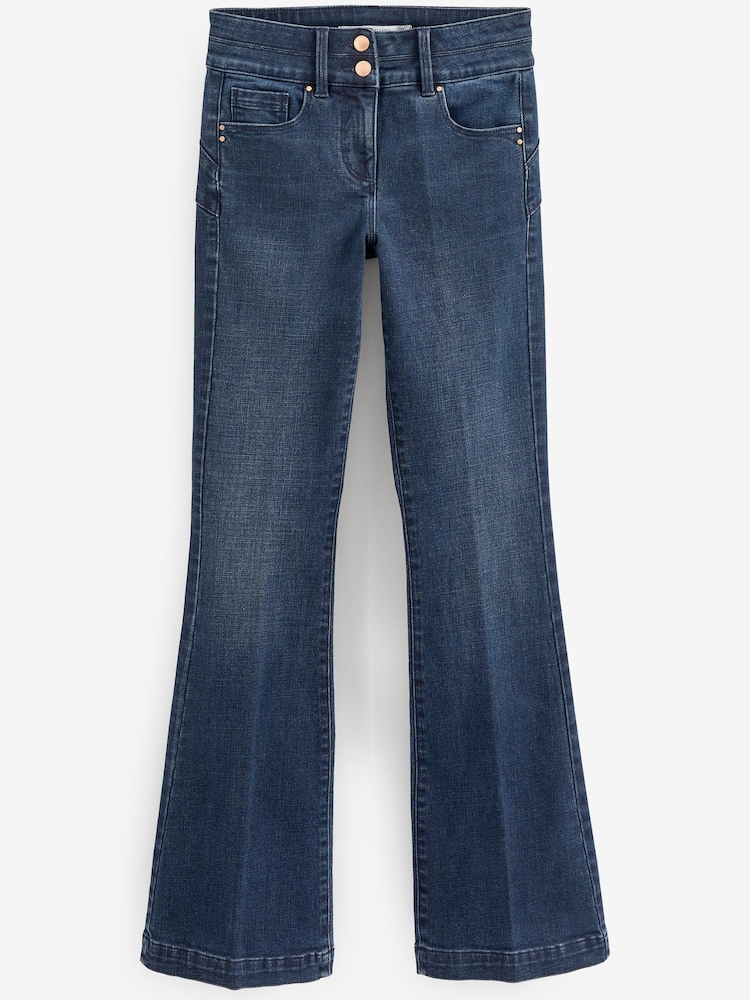 Tintenblau - Lift, Slim & Shape Schlagjeans - Bild 6 von 6