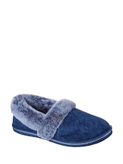 Skechers Blue Cosy Campfire Team Toasty Womens Slippers - Image 1 of 4