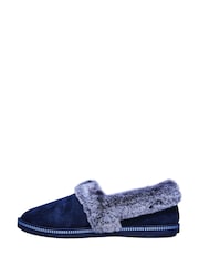 Skechers Blue Cosy Campfire Team Toasty Womens Slippers - Image 2 of 4
