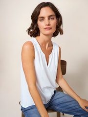 White Stuff White 100% Cotton Laila Vest - Image 3 of 6