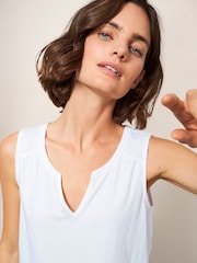 White Stuff White 100% Cotton Laila Vest - Image 4 of 6