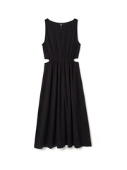 Another Sunday Midi Dress With Broderie Cut-Out In Black - Image 5 of 6