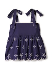 Another Sunday Embroidered Cami 100% Cotton Top With Tie Strap In - Image 5 of 6