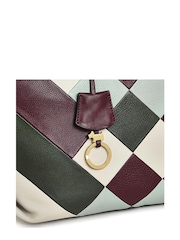 Radley London Red Aster Way Diamond Patchwork Medium Ziptop Grab Bag - Image 4 of 4