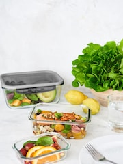 Orthex Clear GastroMax Glass Food XS, S, M And L Storage Set - Image 1 of 3