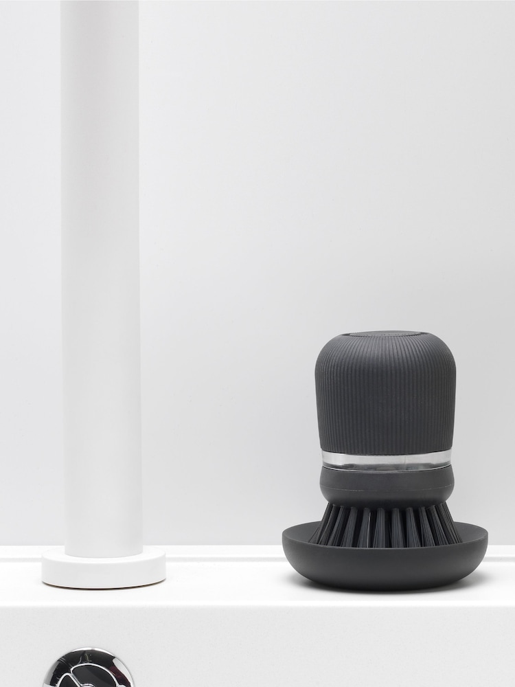 Brabantia Grey Soap Dispensing Dish Brush - Image 1 of 4