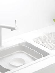 Brabantia Grey Washing Up Bowl With Drying Tray - Image 1 of 4