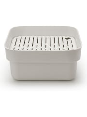 Brabantia Grey Washing Up Bowl With Drying Tray - Image 2 of 4