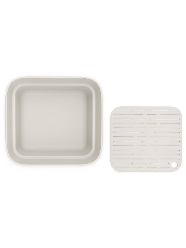 Brabantia Grey Washing Up Bowl With Drying Tray - Image 4 of 4