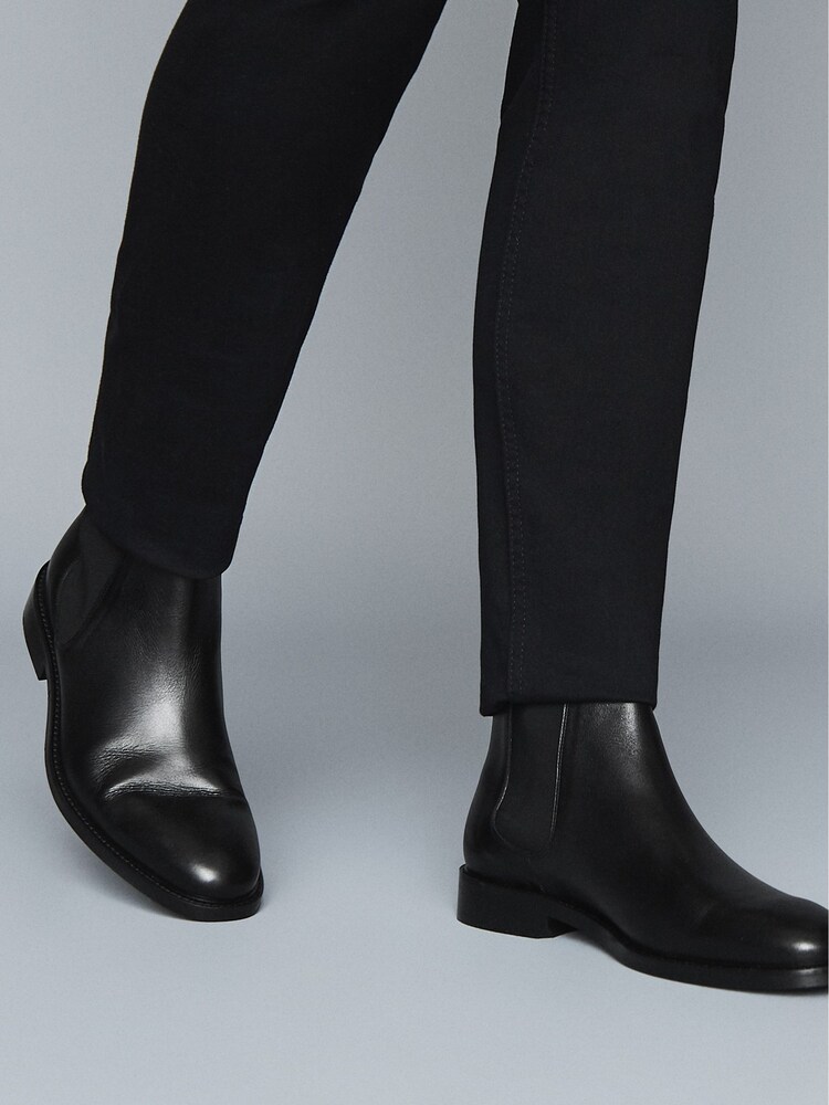 Reiss Black Tenor Chelsea Boots - Image 1 of 6