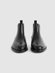 Reiss Black Tenor Chelsea Boots - Image 4 of 6