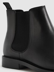 Reiss Black Tenor Chelsea Boots - Image 6 of 6