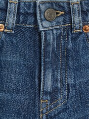 Reiss Mid Blue Febe Jr Kick Flared Jeans - Image 6 of 6