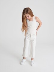 Reiss White Violet Jr Trim Detail Vest - Image 4 of 7