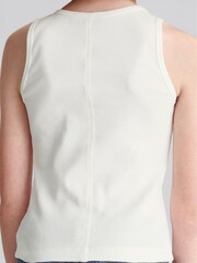 Reiss White Violet Jr Trim Detail Vest - Image 6 of 7