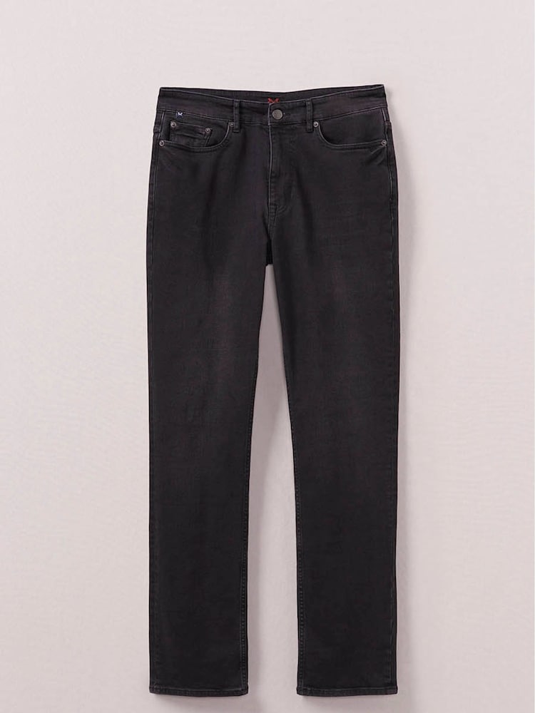Crew Clothing Black Parker Straight Jeans - Image 4 of 4