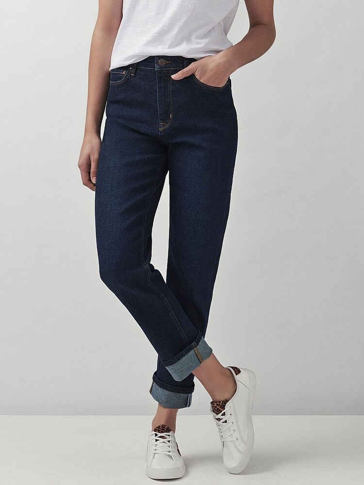 Crew Clothing Company Blue Girlfriend Jeans - Image 1 of 6