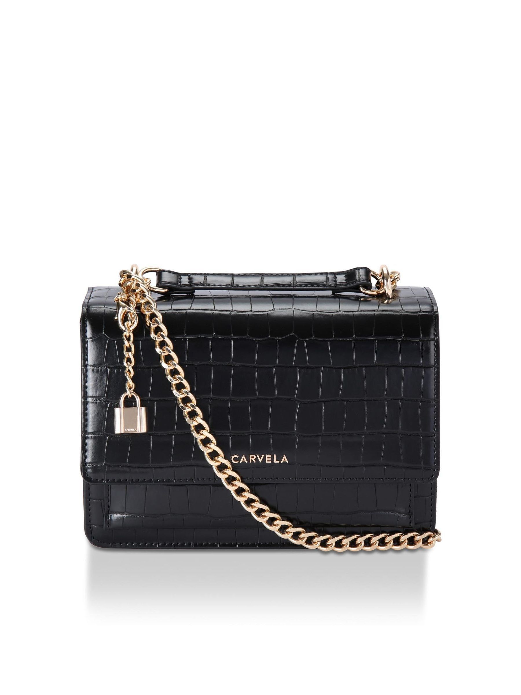 Carvela black shoulder bag outlet