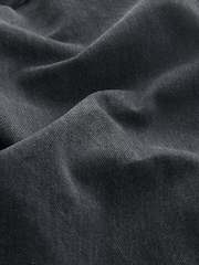 Washed Black Loose Wide Leg Jeans - Image 7 of 7