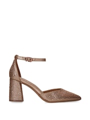 Carvela Gold Refined Court Jewel Shoes - Image 1 of 1