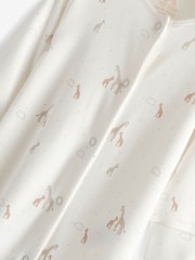 Delicate White Animal 7 Pack Baby Printed Long Sleeve Sleepsuits (0-2yrs) - Image 13 of 13
