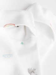 White Bright Animal 7 Pack Baby Printed Long Sleeve Sleepsuits (0-2yrs) - Image 8 of 8