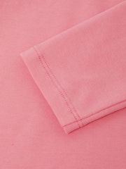 Reiss Pink Mai Mai Junior Long Sleeve Crew Neck T-Shirt - Image 5 of 5